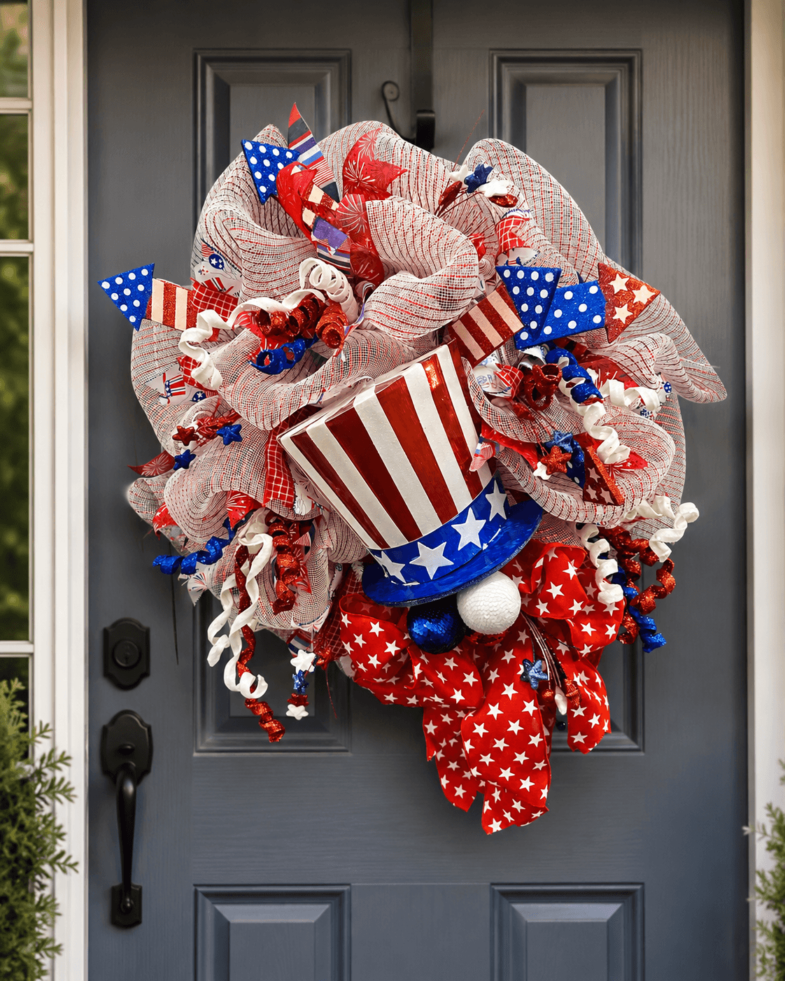 Patriotic Uncle Sam Wreath
